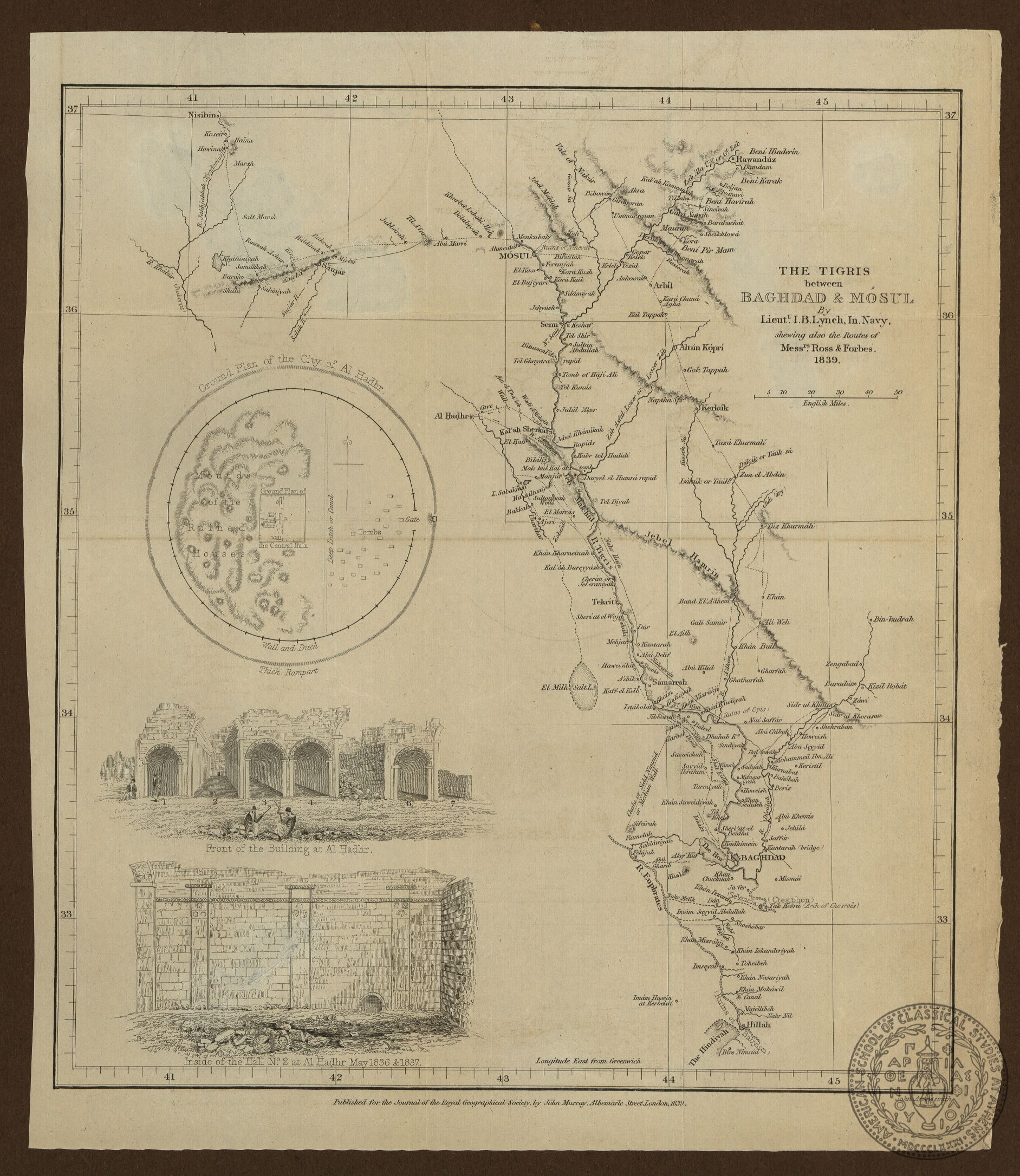The Tigris between Baghdad & Mosul .